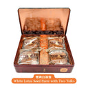Kee Wah White Lotus Seed Paste Mooncake with Two Yolks 奇華 雙黃純白蓮蓉月餅 (185g*4pcs) 740g
