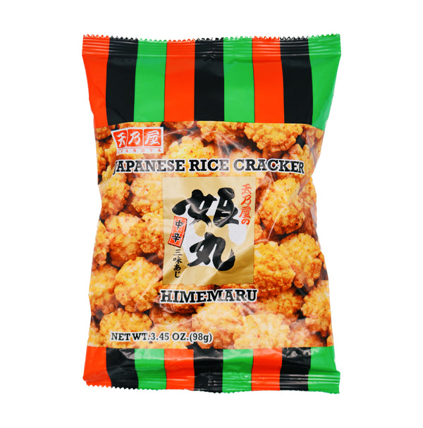 Amanoya Himemaru Arare (Fried Rice Crackers) 98g - Tuk Tuk Mart