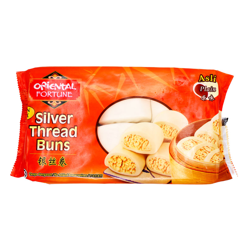 Oriental Fortune Silver Thread Buns - Plain 原味銀絲卷 (45g*8Pcs) 360g (Frozen) | Tuk Tuk Mart