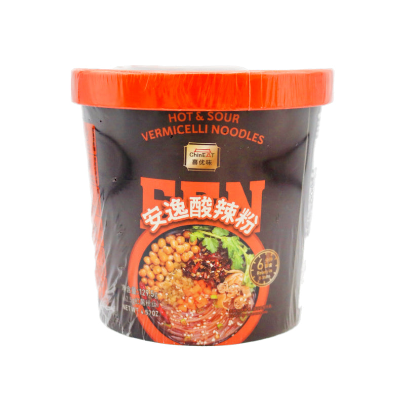 Chineat Hot & Sour Vermicelli Noodles 喜优味安逸酸辣粉 129.5g - Tuk Tuk Mart