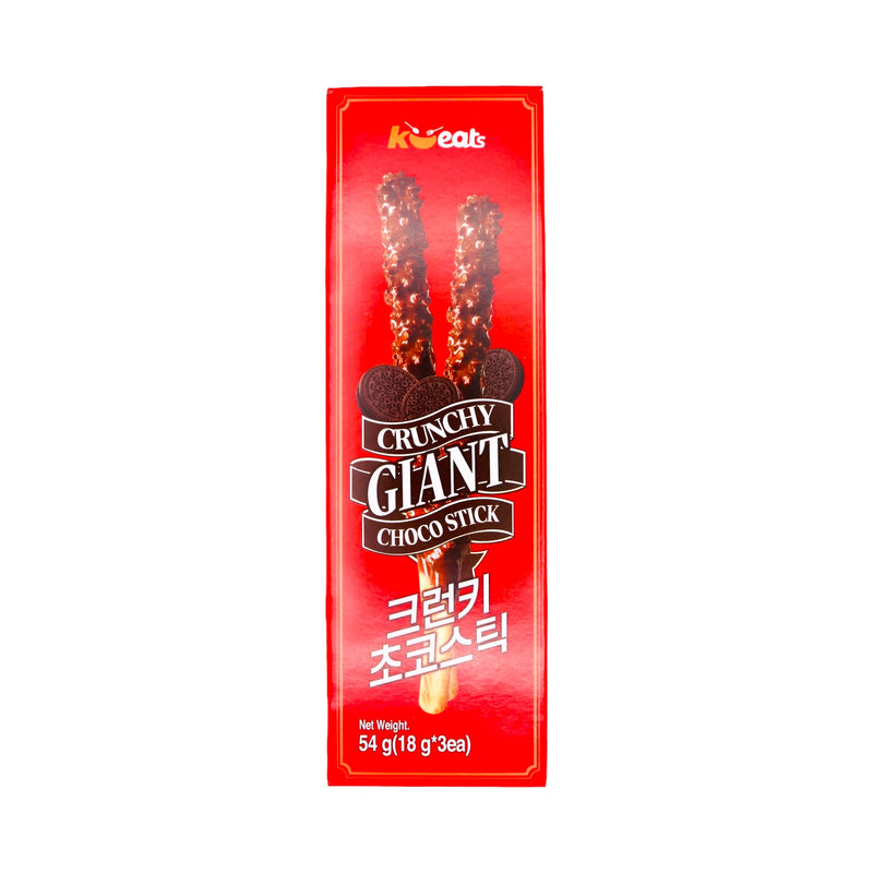 K Eats Crunchy Giant Choco Stick (18g*3ea) 54g - Tuk Tuk Mart