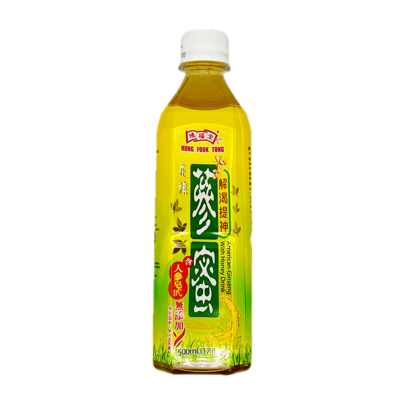 HFT American Ginseng with Honey Drink 鴻福堂花旗蔘蜜 500ml - Tuk Tuk Mart