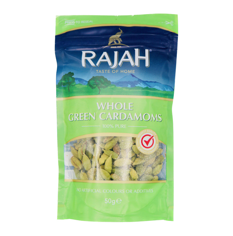 Rajah Whole Green Cardamoms 50g - Tuk Tuk Mart