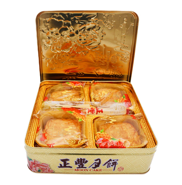 ZF Mooncake Winter Melon Paste 正豐純正 冬蓉月餅 (180g*4Pcs) 720g - Tuk Tuk Mart