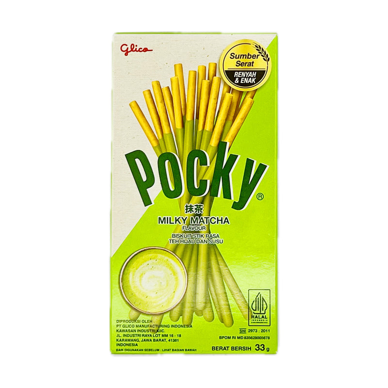 Glico Pocky Matcha Green Tea Flavour 33g - Tuk Tuk Mart