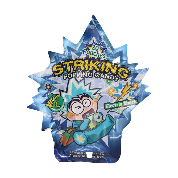 Striking Popping Candy Electric Shock (Sweet & Sour) 30g (20 x 1.5g)