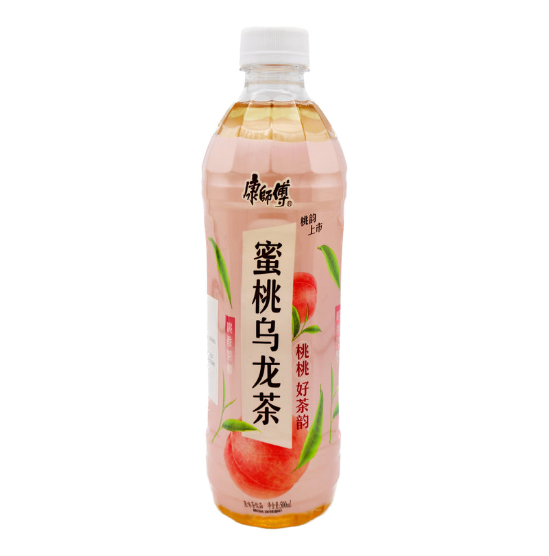 Master Kong Peach Oolong Tea 康師傅蜜桃烏龍茶 500ml | Tuk Tuk Mart