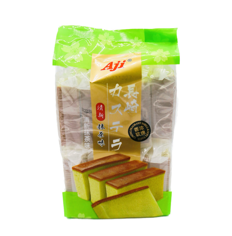 Aji Nagasaki Style Cake (Matcha Flavour) 330g - Tuk Tuk Mart