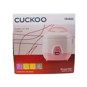 Cuckoo Electric Rice Cooker Model: CR-0632 Pink (1.08 Litre) - Tuk Tuk Mart
