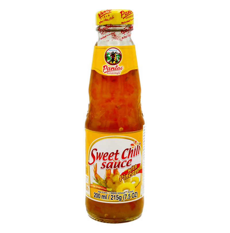 Pantai Norasingh Sweet Chilli Sauce With Pineapple 菠蘿泰式甜辣醬 200ml/215g - Tuk Tuk Mart