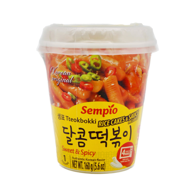 Sempio Instant Tteokbokki - Sweet & Spicy (Cup) 160g - Tuk Tuk Mart