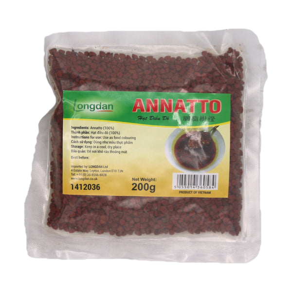 Longdan Annatto Seeds Hạt Điều Đỏ 胭脂樹籽 200g