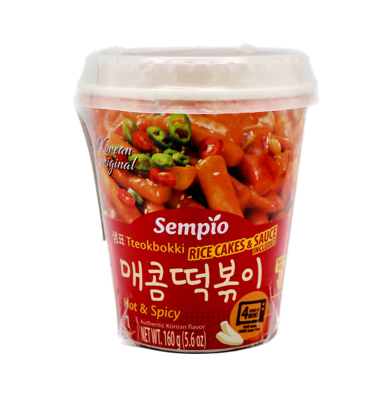 Sempio Instant Tteokbokki - Hot & Spicy (Cup) 160g - Tuk Tuk Mart