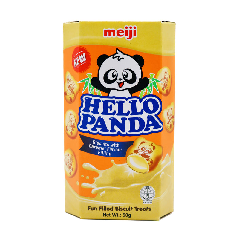 Meiji Hello Panda Biscuits Caramel Flavour 50g | Tuk Tuk Mart