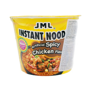 JML Bucket Instant Noodles Artificial Spicy Chicken Flavour 今麥郎桶裝辣子雞麵 100g - Tuk Tuk Mart