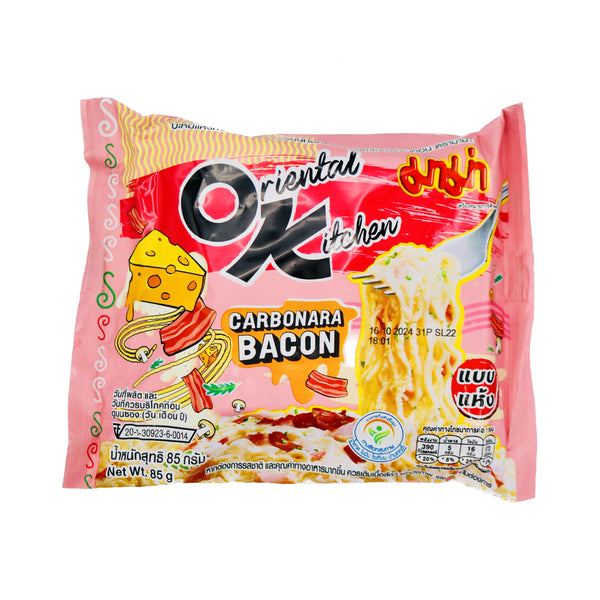Mama Oriental Style Instant Noodles Carbonara Bacon Flavour 85g - Tuk Tuk Mart