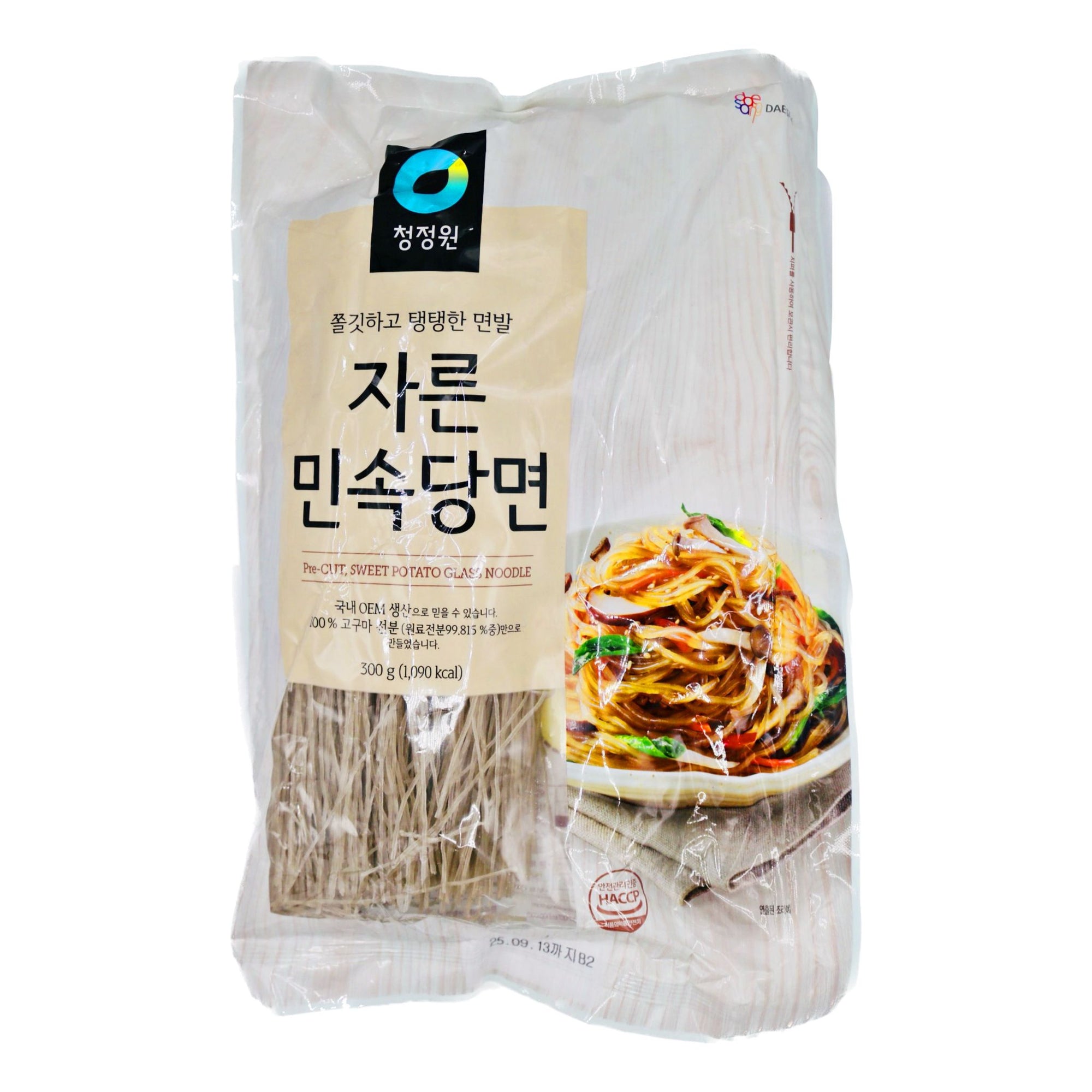 Chung Jung One Pre-Cut Sweet Potato Glass Noodle 300g - Tuk Tuk Mart