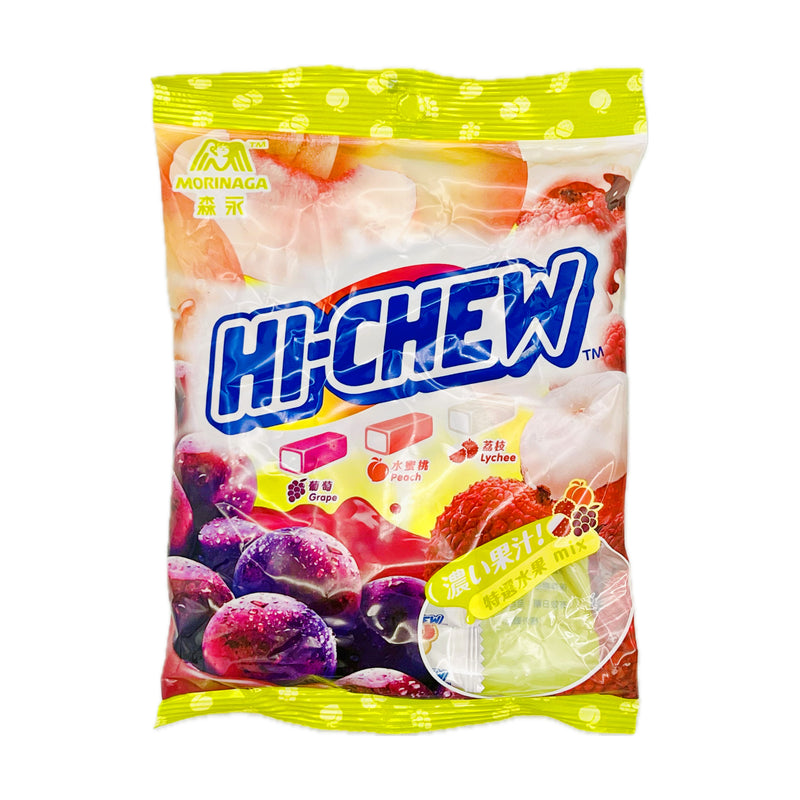 Morinaga Hi-Chew Assortment (Grape, Peach, Lychee) 90g - Tuk Tuk Mart