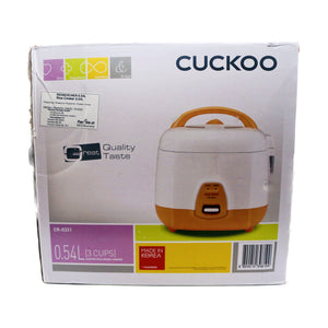 Cuckoo Electric Rice Cooker: CR0331 Yellow (0.54 Litre) - Tuk Tuk Mart