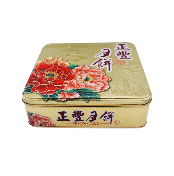 ZF Mooncake Yolk White Lotus Paste (4Pcs) 正豐單黃白蓮蓉月餅 720g - Tuk Tuk Mart