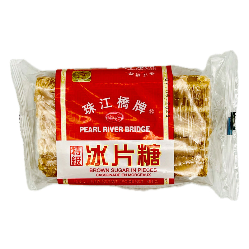 Pearl River Bridge Brown Sugar in Pieces 454g - Tuk Tuk Mart