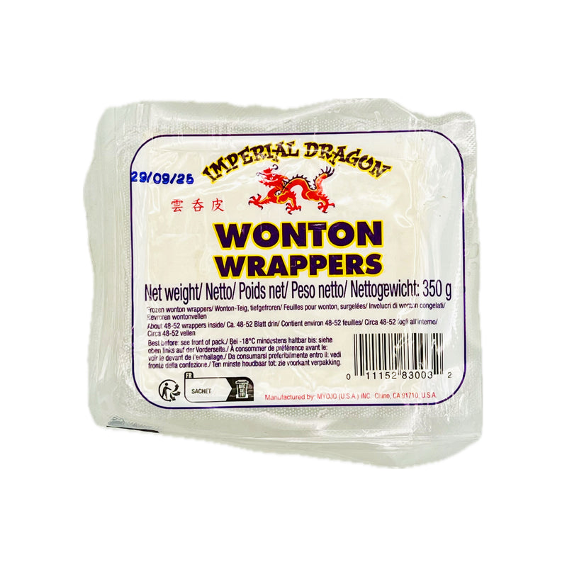 Myojo Imperial Dragon Wonton Wrappers 350g (Frozen) - Tuk Tuk Mart