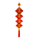 Chinese New Year Hanging Decor (Everything goes well 吉祥如意 design) 新年吉祥如意掛飾 96cmx18cm - Tuk Tuk Mart