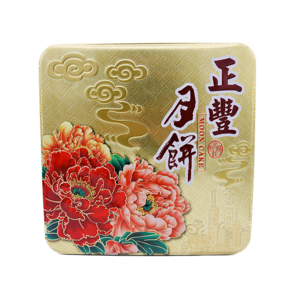 ZF Mooncake Yolk White Lotus Paste (4Pcs) 正豐單黃白蓮蓉月餅 720g - Tuk Tuk Mart