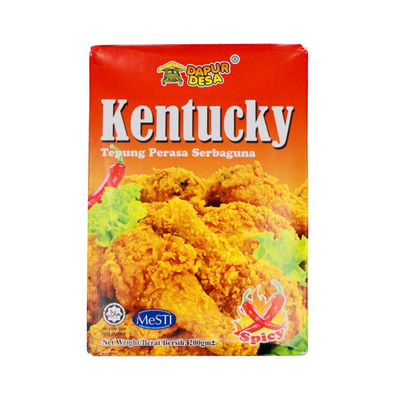 Dapur Desa Kentucky Seasoning Powder (Tepung Perasa Serbaguna-Hot & Spicy) 200g - Tuk Tuk Mart