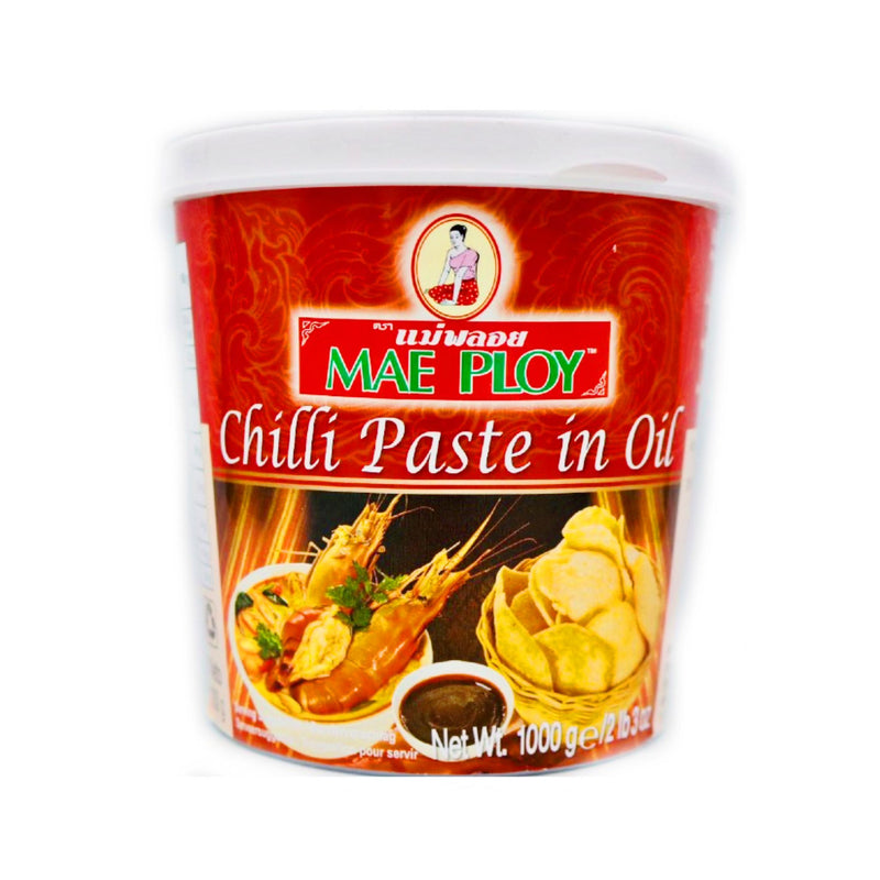 Mae Ploy Chilli Paste In Oil 1kg - Tuk Tuk Mart