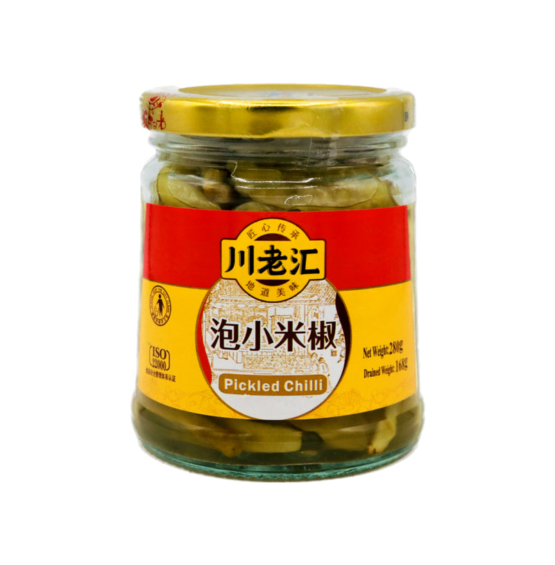 CLH Pickled Chilli 川老汇泡小米椒 500g - Tuk Tuk Mart