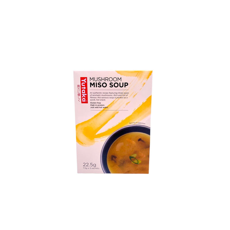 Yutaka Mushroom Miso Soup (7.5g *3sachets) 22.5g - Tuk Tuk Mart