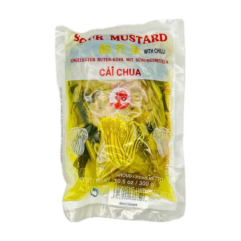 Cock Brand Sour Mustard with Chili 300g - Tuk Tuk Mart