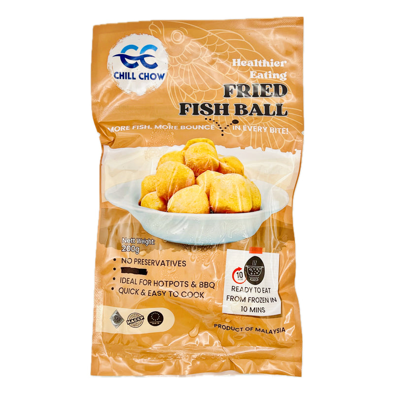 Chill Chow Fried Fish Ball 200g (Frozen) - Tuk Tuk Mart