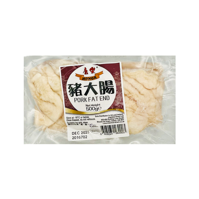 Honor Pork Fat End (Pork Intestine) 豬大腸 500g (Frozen) - Tuk Tuk Mart