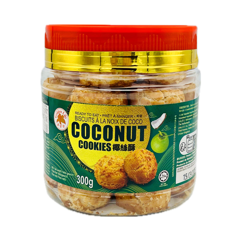 Golden Lily Coconut Cookies 300g - Tuk Tuk Mart