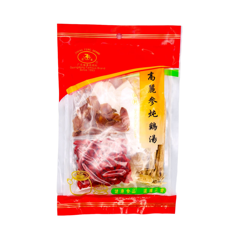 Zheng Feng Brand Korean Ginseng Soup Mix 正豐高麗蔘炖雞湯 100g - Tuk Tuk Mart