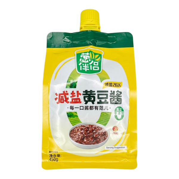 CBL Light Soybean Paste 蔥伴侶 減鹽黃豆醬－吸嘴裝 450g