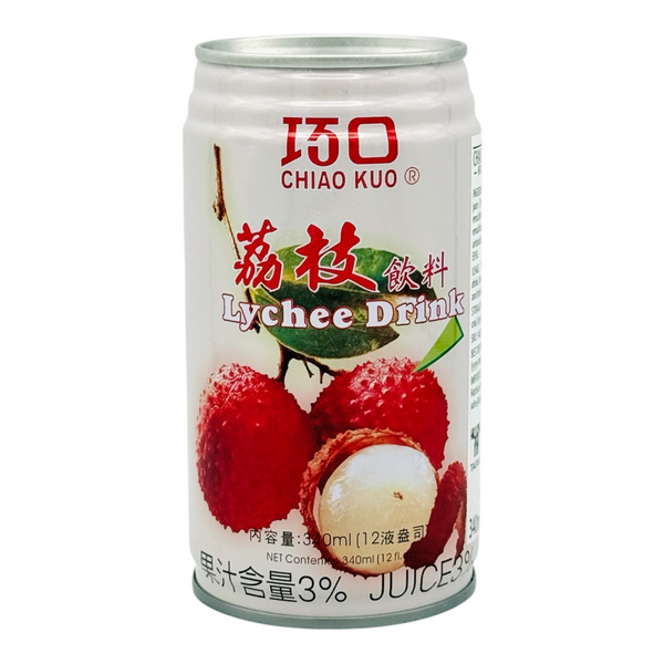 Chiao Kuo Lychee Drink 巧口 荔枝飲料 340ml