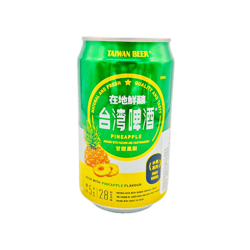Taiwan Beer with Pineapple Flavour (Alc. 2.8% Vol.) 330ml - Tuk Tuk Mart
