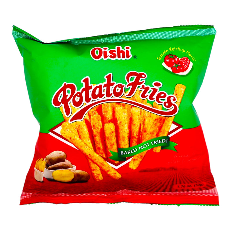 Oishi Potato Fries Ketchup Flavour 50g - Tuk Tuk Mart