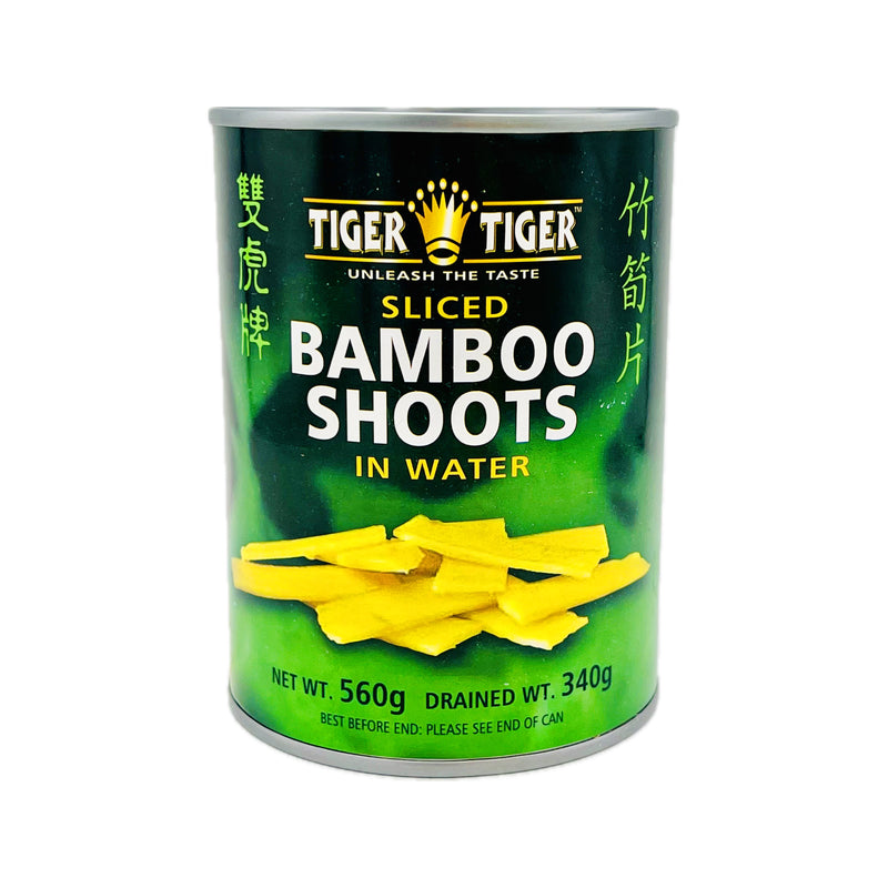 Tiger Tiger Bamboo Shoots in Water (Slices) 雙虎牌竹筍片 567g - Tuk Tuk Mart