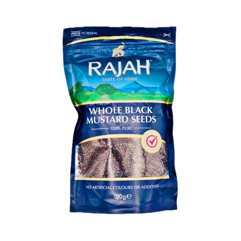 Rajah Whole Black Mustard Seeds 100g - Tuk Tuk Mart