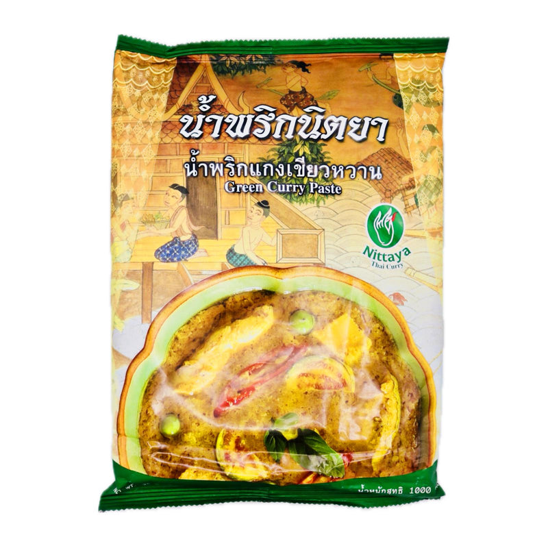 Nittaya Green Curry Paste 1kg - Tuk Tuk Mart