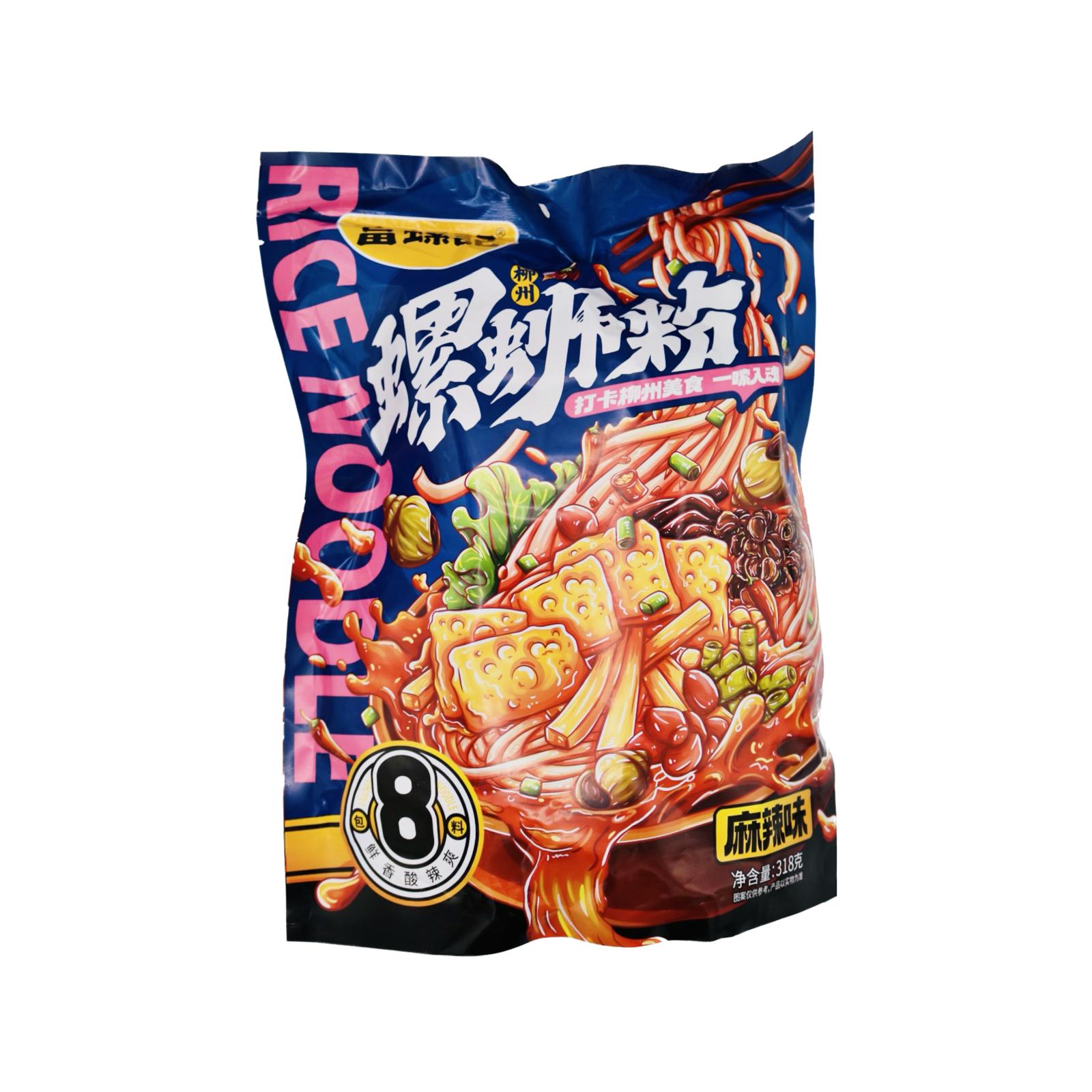 Fu Luo Ji Instant Snail Vermicelli Spicy Flavour 318g