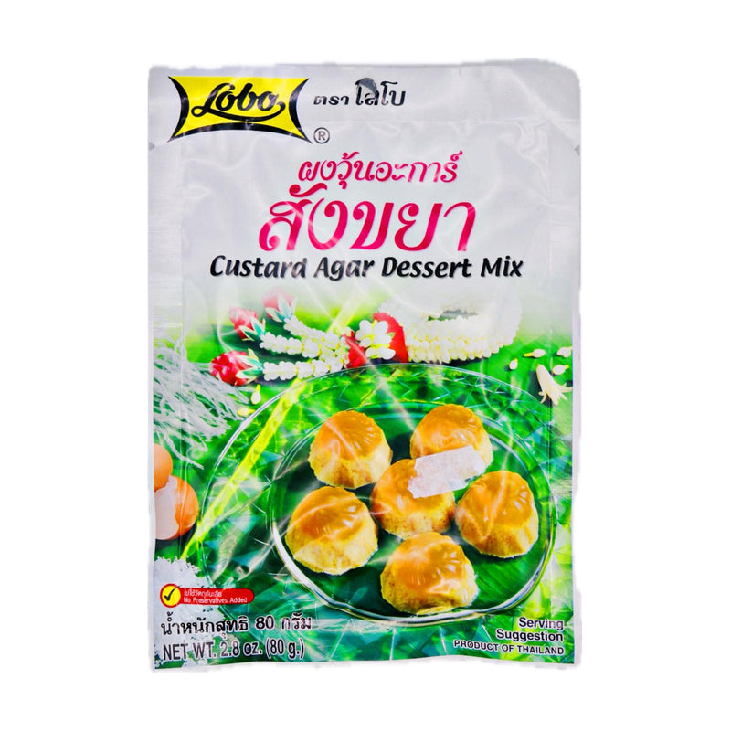 Lobo Custard Agar Dessert Mix 80g - Tuk Tuk Mart