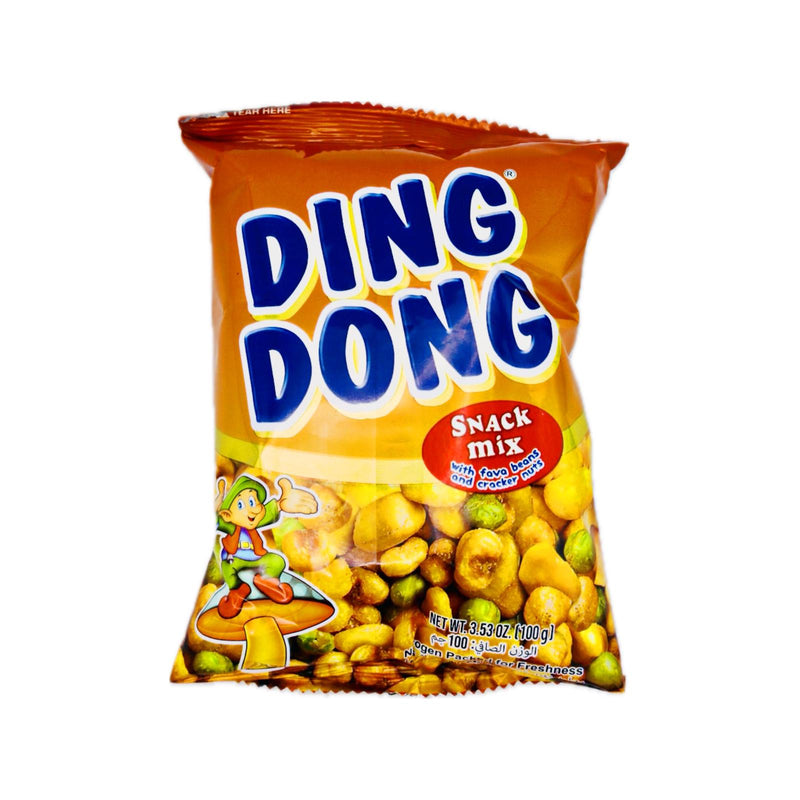 Ding Dong Mixed Nuts (Fava Beans and Cracker Nuts) 100g - Tuk Tuk Mart