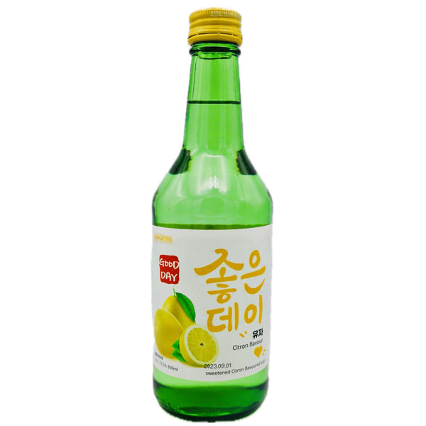 GoodDay Citron Flavoured Soju (Alc. 12.5% Vol.) 360ml - Tuk Tuk Mart
