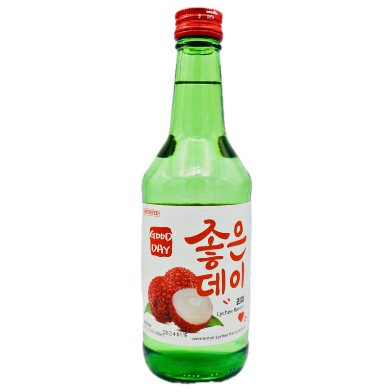 GoodDay Lychee Flavoured Soju (Alc. 12.5% Vol.) 360ml - Tuk Tuk Mart
