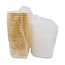 Compostable Rectangular Bowl with Plastic Lid - 650ml (Pack of 25) - Tuk Tuk Mart